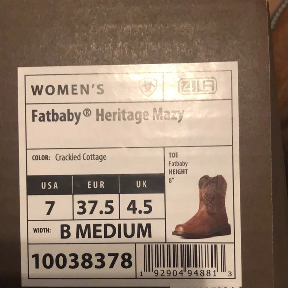 Ariat Brown Heeled Boots - Picture 8 of 8